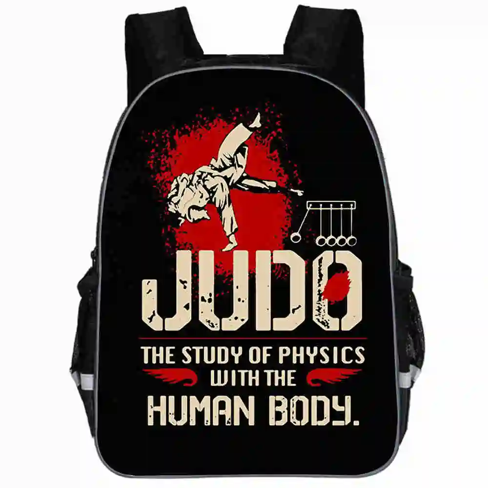 Рюкзак боевого дзюдо тхэквондо карате Aikido Jeet Kune Do Animal для мужчин и девочек, школьные сумки для подростков, Mochila Bolsa - Цвет: Q
