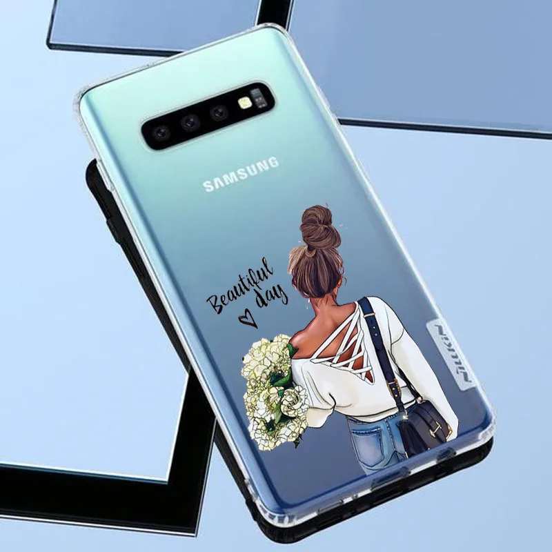 VOGUE Queen Princess Girl Female boss coffee Мягкий силиконовый чехол из ТПУ для Samsung S6 S6edge S7 S8PIUS S9 S10