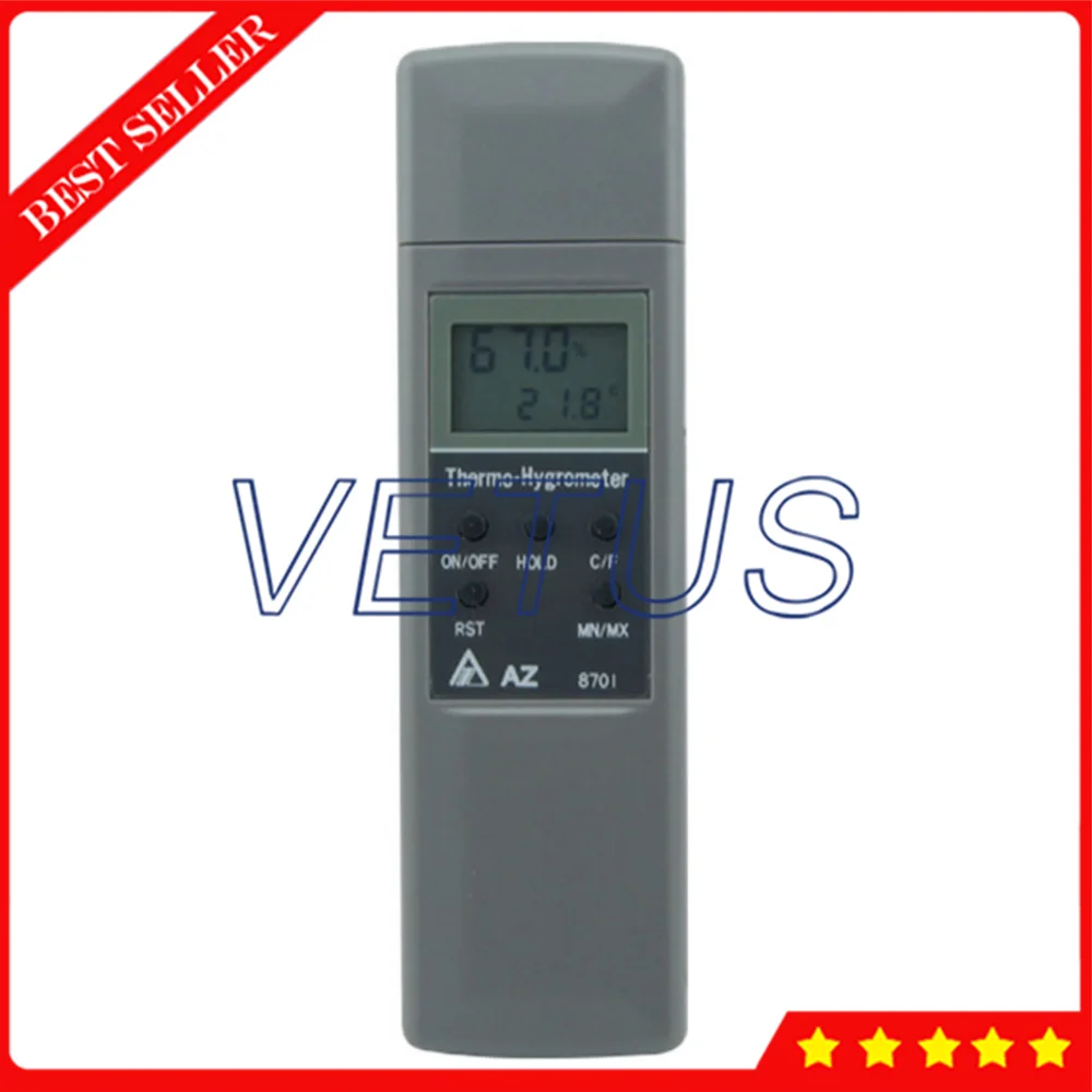 

AZ8701 Pocket Type Digital Hyrometer Thermometer Psychrometer and Humidity meter with temperature range -10 to 50C