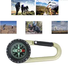 Прочный сплав брелок дизайнерский компас Водонепроницаемый Карманный размер брелок украшение "Кольцо" устройство Для Кемпинга Приключения выживания аксессуар