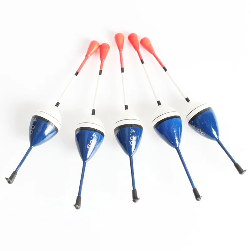 10pc/Set Fishing Float Fortune Paulownia Wood Waterproof Vertical Buoy Outdoor Freshwater Saltwater Fish Supply