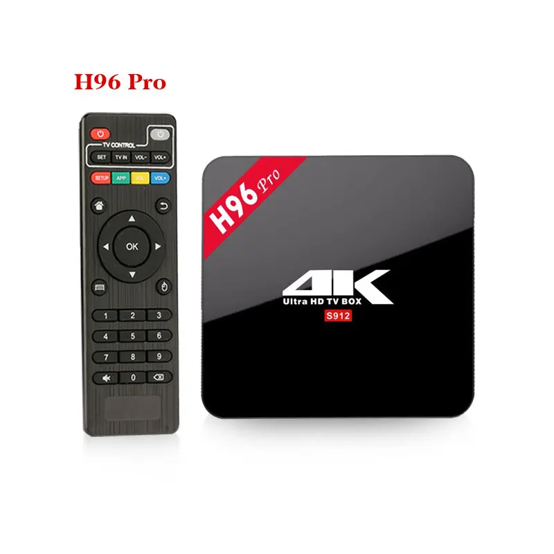 H96 Pro TV Box Amlogic S912 3gb 32gb Octa Core Android 7.1 OS BT 4.1 2.4 ghz+5.8 ghz WiFi Mini PC Media Player Smart Set Top Box