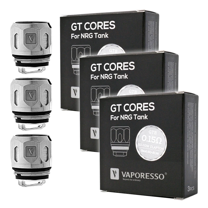 Испаритель Vaporesso GT8 Cores 0 15 Ом Сменная головка спирали 9 шт. для бака NRG | Электроника