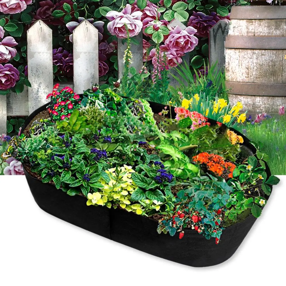 

Felt Planting Bag Flowerpot Vegetable Plant Growing Bag Indoor And Outdoor Garden Seedling Bag