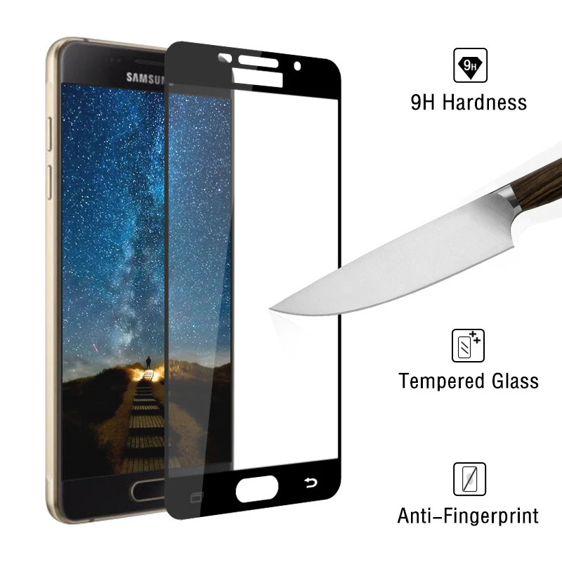 Взрывозащищенное Закаленное стекло для Samsung Galaxy A5 2016 A510 жесткая Защитная