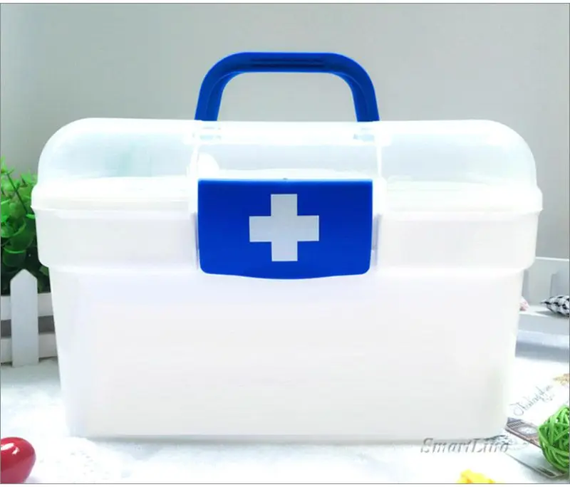Многослойные пластиковые переносные аптечки для экстренной помощи, аптечка для выживания в путешествиях, водонепроницаемая Больничная домашняя медицина, шкафчик