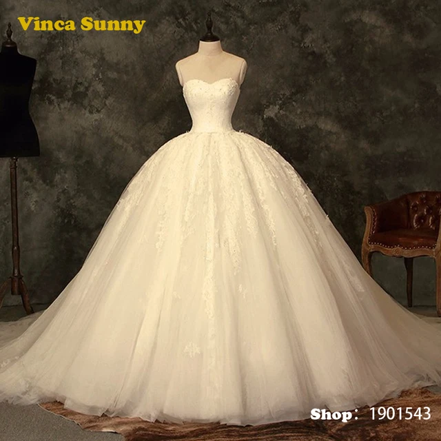 vinca sunny princesa bola vestidos de novia cenicienta vestidos de
