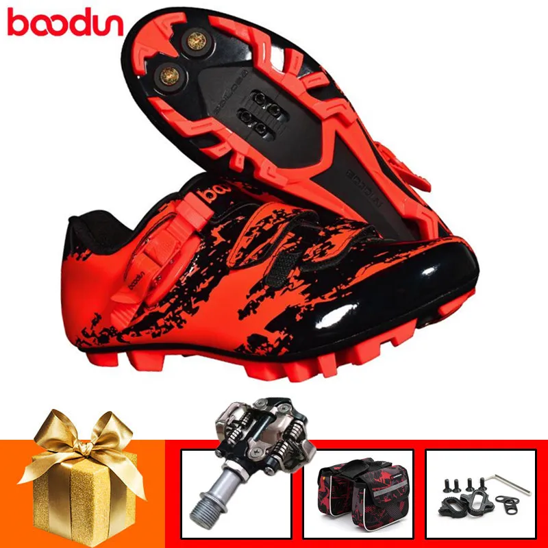 

BOODUN sapatilha ciclismo mtb Cycling Shoes add spd pedal set men and women Sneaker scarpe ciclismo strada mountain bike shoes
