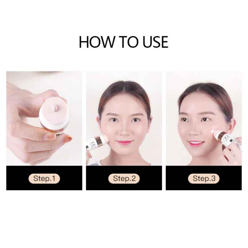 Face Makeup Foundation Cream Oil-control Concealer Matte Base BB Cushion Face Full Coverage Professional Make Up CC Stick