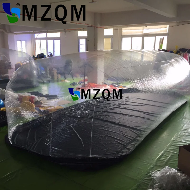 Надувной тент для автомобиля MZQM 4 25*2*1 65 m прозрачный с защитой от пыли|tent inflatable|tent