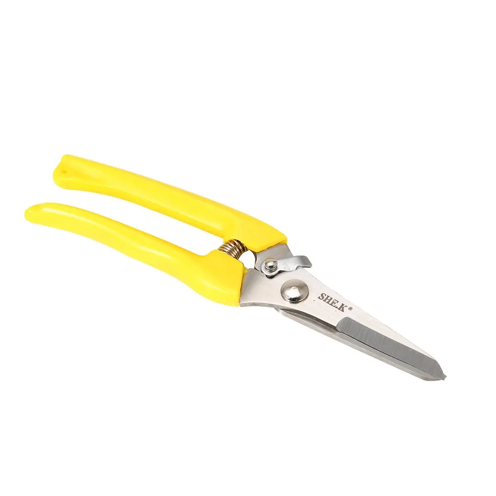 SHE.K Straight Shanks Stainless Steel Gardening Pruning Shears Garden Grafting Scissors Fruit Picking Tools | Инструменты