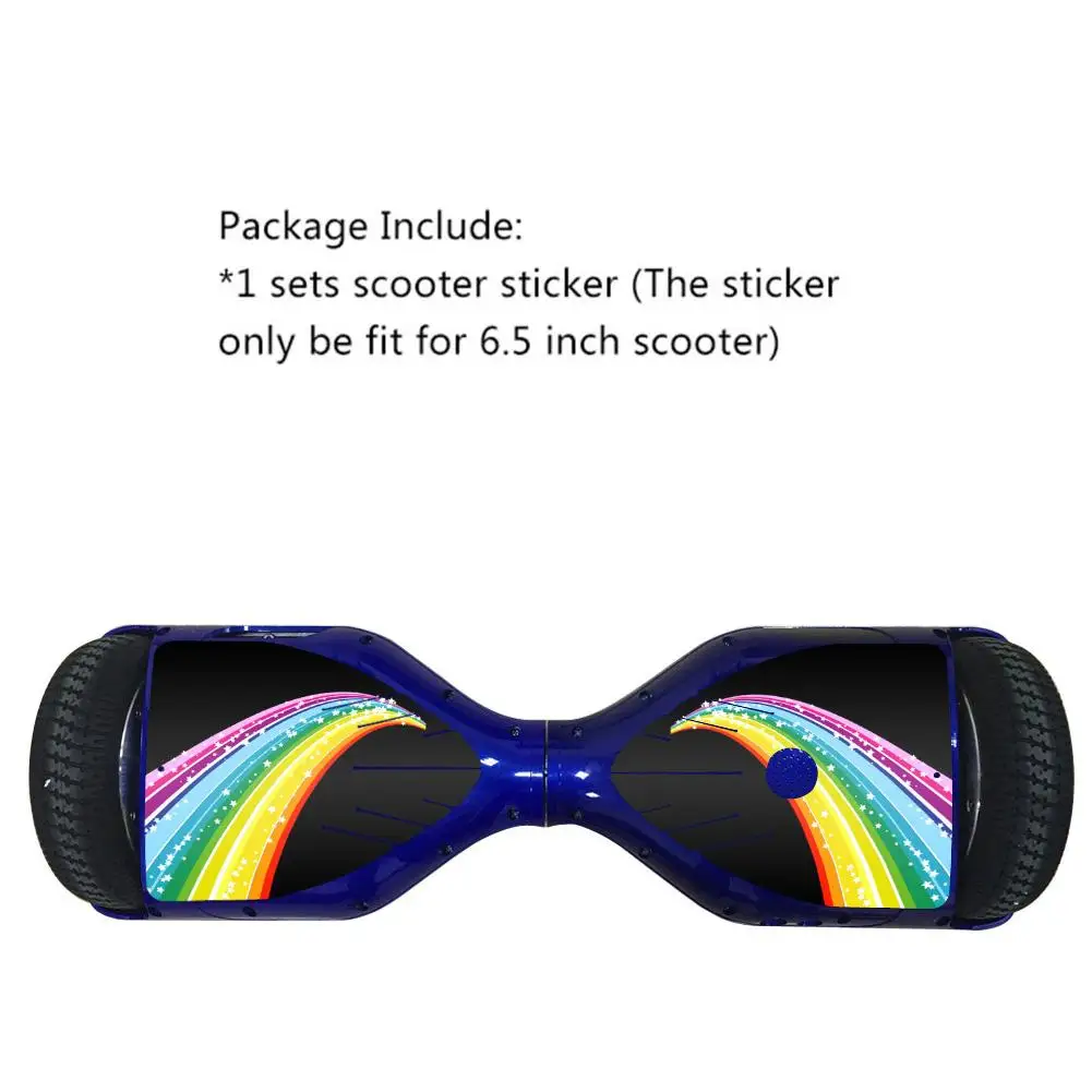 

6.5 inch Electric Scooter Sticker Hoverboard gyroscooter Sticker Two Wheel Self balancing Scooter hover board skateboard sticker
