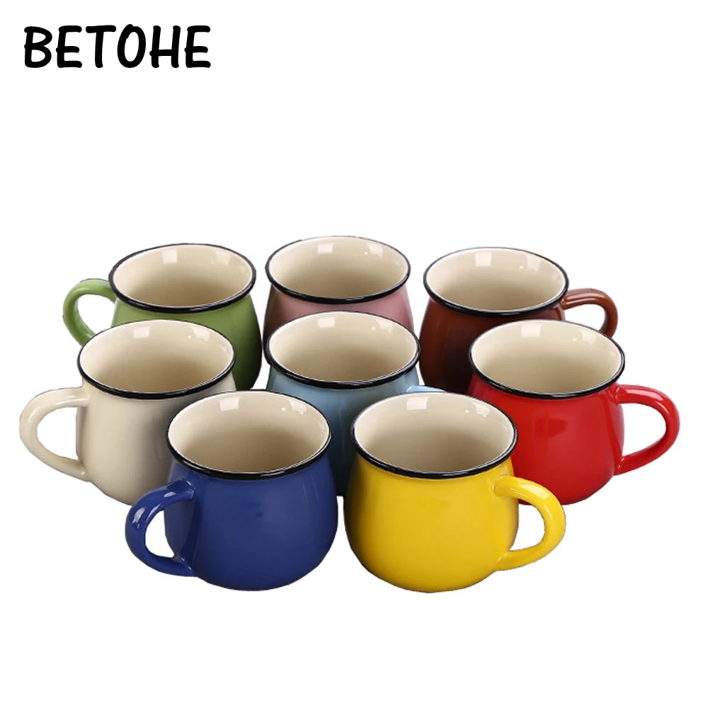 Классическая керамическая чашка BETOHE кофейная простой европейский стиль чашки