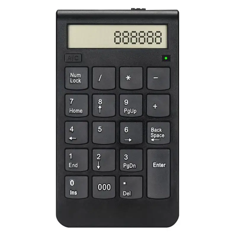 

2.4G USB Digital Display Rechargeable Wireless Waterproof Numeric Keyboard Support Dropshipping