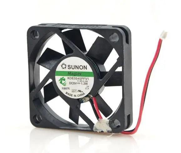 Оригинальный SUNON 4510 KDE0545PFV1 45*45*10 мм DC 5V 1 3 W 4 5 см 2 шт/комплект-провода бесшумный