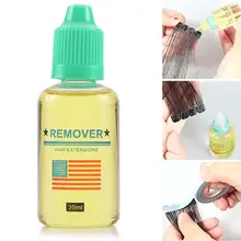 Super removedor de ligação do cabelo removedor de cola garrafa para peruca de renda toupee pele trama fita