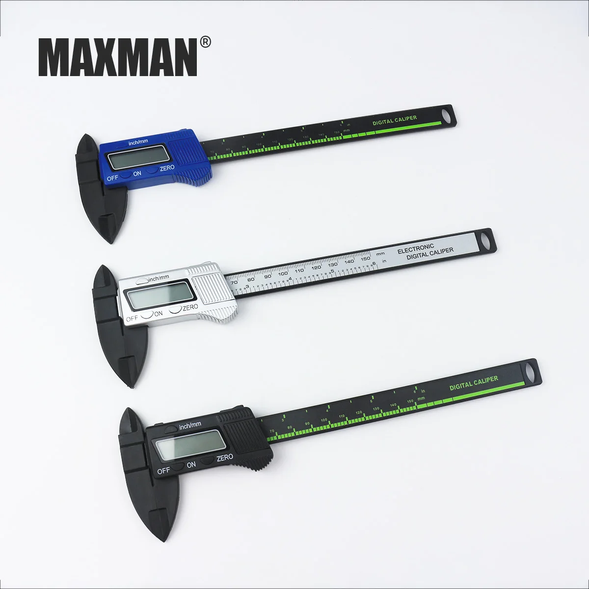 MAXMAN новое поступление 150 мм 6 дюймов ЖК-дисплей цифровых электронных углеродного волокна штангенциркуль микрометр измерительный инструмент