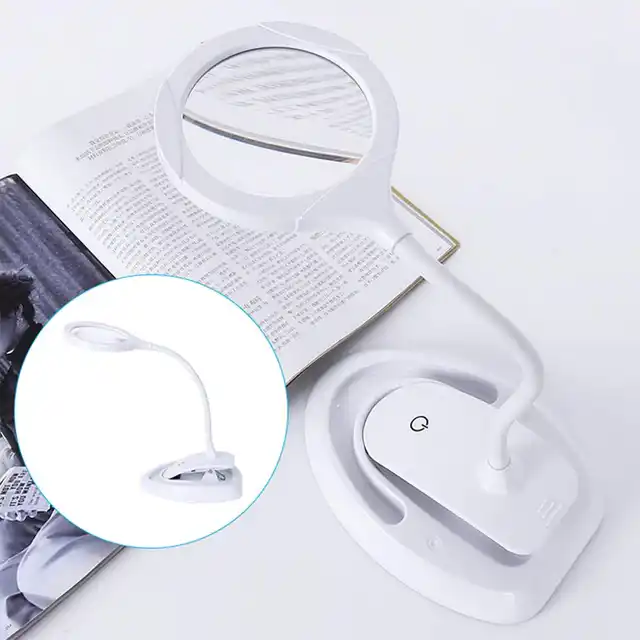 desktop illuminated magnifier
