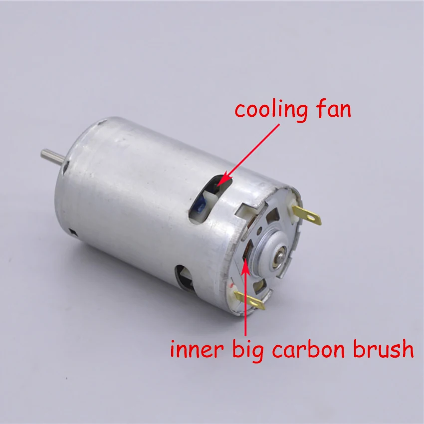 RS-550 микро-мотор с d-осью постоянного тока 7,4 В 18200 об/мин, высокоскоростной двигатель для модельного автомобиля, электрический сверлильный инструмент, пылесос, ручная работа