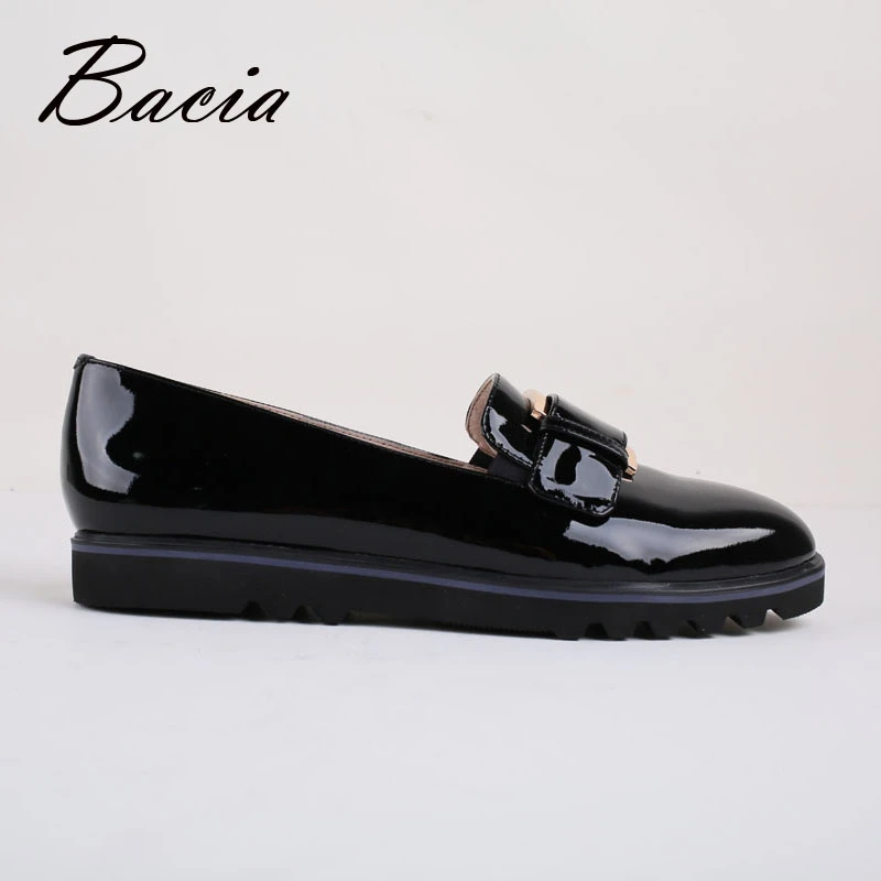 

Bacia Flats Women Cow Skin Genuine Leather Loafers Round Toe Slip-on Handmade Flats,Complimentary high quality silk stockings