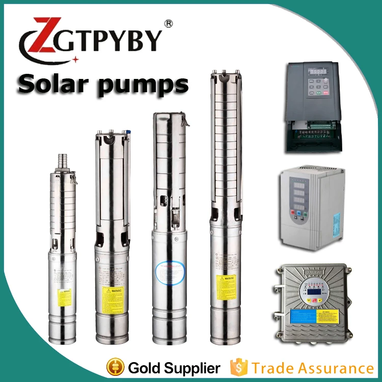 4FLA4-100-2.2 pompe solaire submersible pump high pressure water pump 380v ac solar dc stainless steel centrifugal solar pump