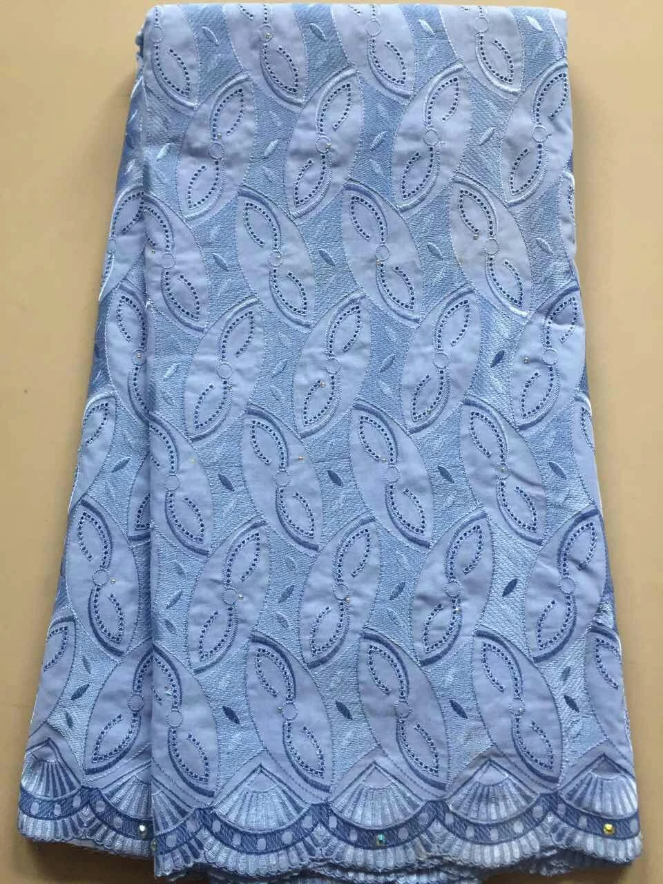 

African Dry Lace Fabric With Stones High Quality Swiss Voile Lace Fabric Voile Cotton Lace Fabric For Women
