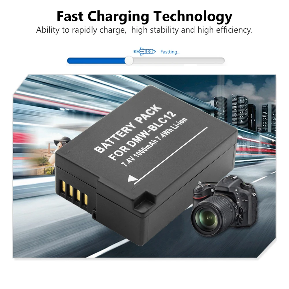 DMW-BLC12 DMWBLC12 Батарея для Panasonic DMC-FZ200 FZ300 G5 G6 GH2 GX8 DMC-G5 DMC-G6 DMC-G7 DMC-GH2 аккумуляторные батареи