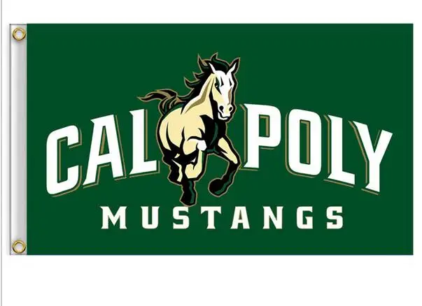 cal poly mustangs flag 3ft x 5ft polyester ncaa cal poly mustangs cal poly size