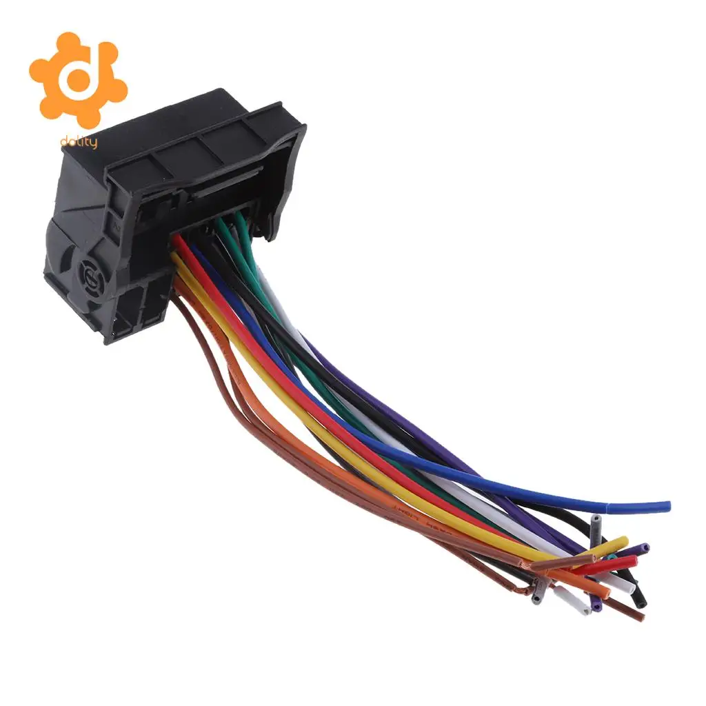 dolity Audio Car Stereo Wiring Harness Wire Installation for Touran Passat Sagitar