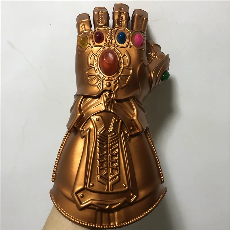 1:1 светодиодный светильник Thanos Gauntlet War cosplay светодиодный перчатки Детский подарок костюм Хэллоуин реквизит