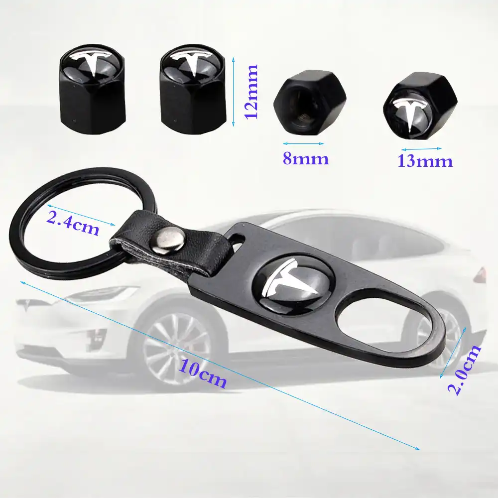 新 19 車のタイヤバルブバルブキャップバルブコアカバーロゴスタイリングホイールバルブの口テスラためのモデル S モデル X Model3 バルブステム キャップ Aliexpress