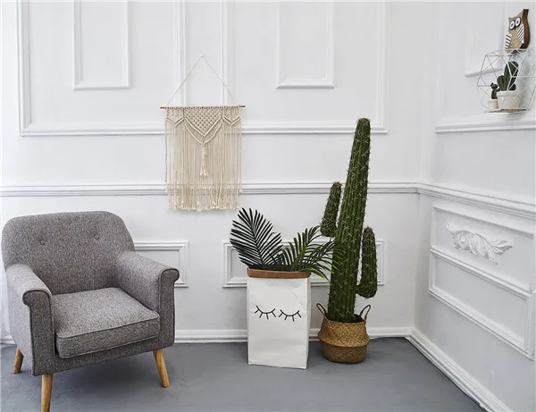 

Macrame Woven Wall Hanging Boho Chic Bohemian Room Geometric Tapestry Art Beautiful Apartment Dorm Room Decoration
