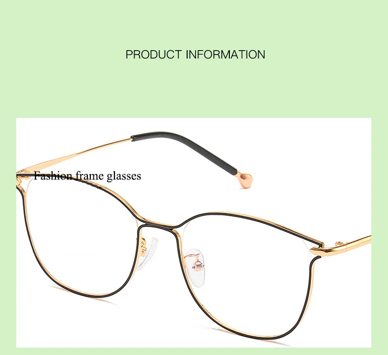 Новые модные корейские личностные очки с ободковой оправой качество рамка художественное украшение плоское зеркало тренд ретро очки c характером