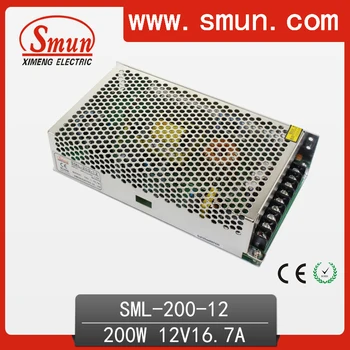 

200W 12Vdc17A single output switching power supply 220v input with CE ROHS 2 year warranty