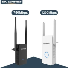 Беспроводной маршрутизатор 802.11ac Беспроводной Wi-fi ретранслятор 300м-1200mbps мини Repetidor Wifi усилитель сигнала 2,4G+ 5,8G Wi fi удлинитель