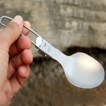 

Keith Hot Sale Folding Titanium Spoon Tableware Portable Camping Cutlery Convenient Titanium Spoon Environmental Only 20g Ti5308