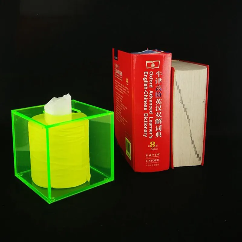 Acrylic Tissue Box tecidos porta guardanapo Waterproof  (1)