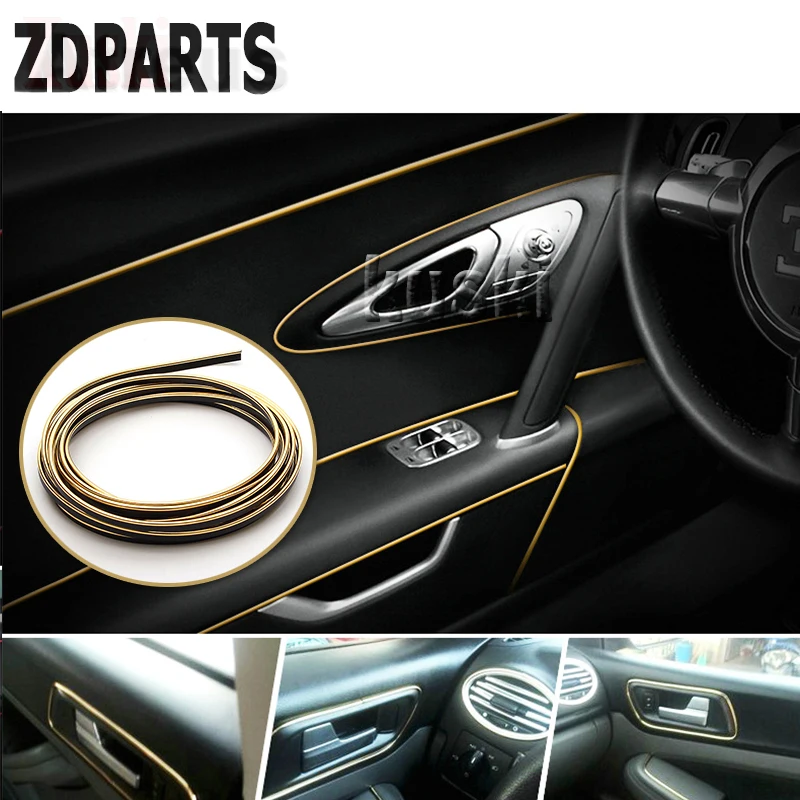 ZDPARTS 3 м декоративная наклейка для внутренней отделки автомобиля Skoda Octavia A5 A7 2 Rapid