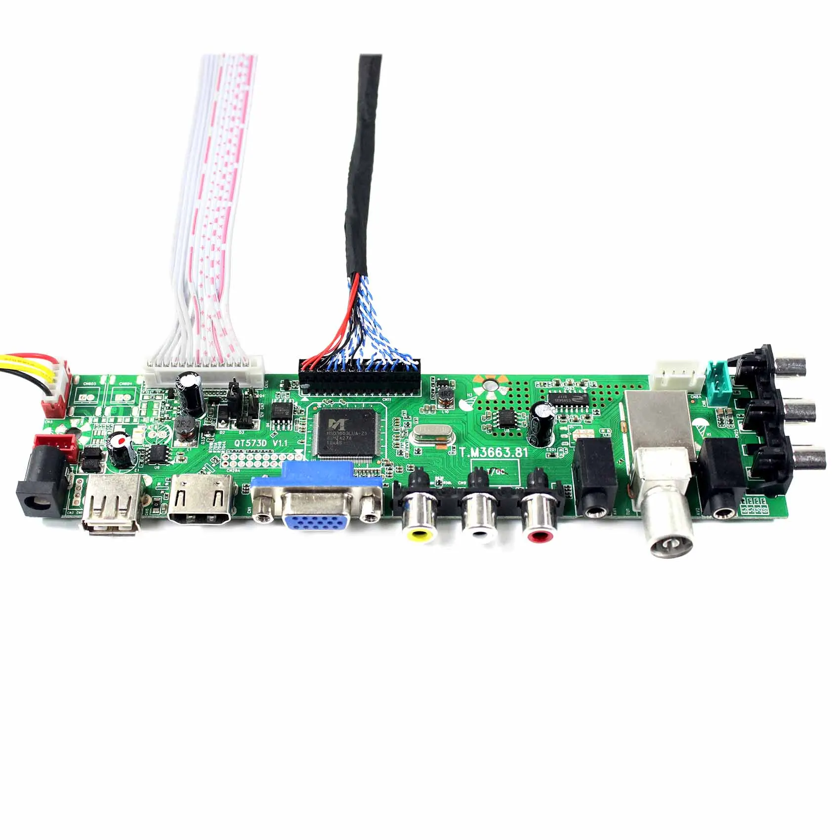  19inch 1440x900 MT190AW02 V3 HDMI VGA AV USB ATV DTV LCD Controller Board T.M3663.81
