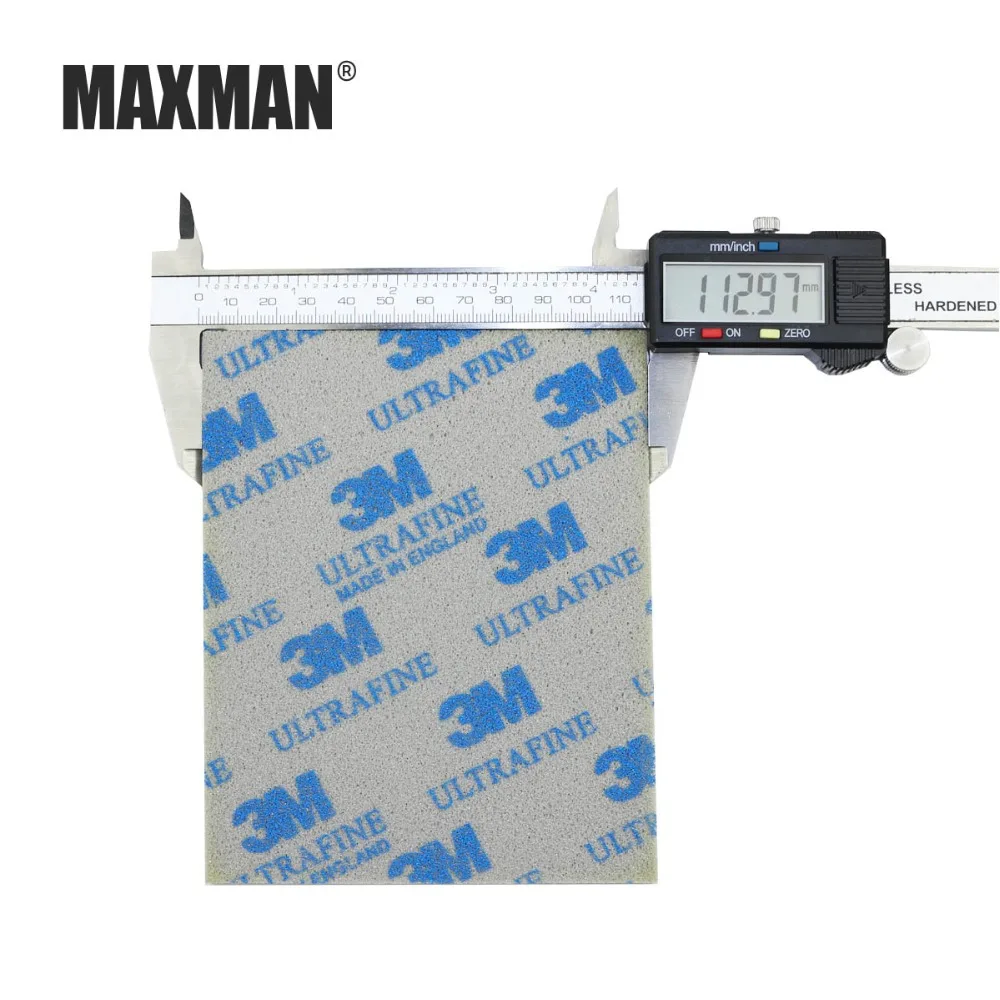 Губчатая наждачная бумага MAXMAN 3 М 600 #800 #1000 # шлифовальная полировка ручная посылка