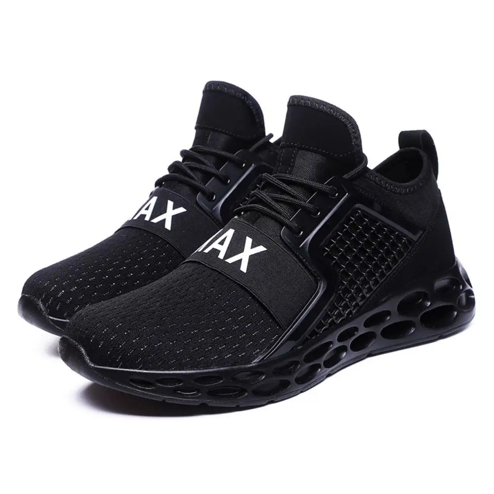 

Outdoor Sport Shoes Men's Large Size High Elastic Hollow Bottom Sneaker Woven Casual Running Shoes Lace-up Round Toe Simple Shoe