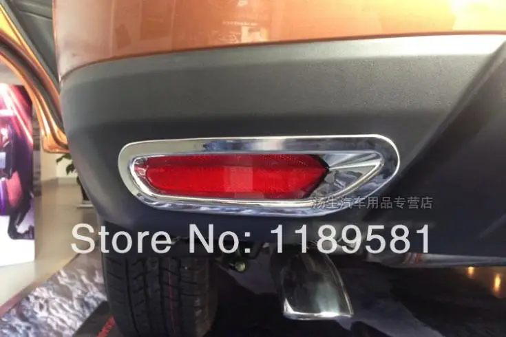 

For Nissan X-Trail Rogue 2014 2015 2016 ABS Chrome Rear Fog Light Lamp Cover Trim new Car Accessories Stickers W4