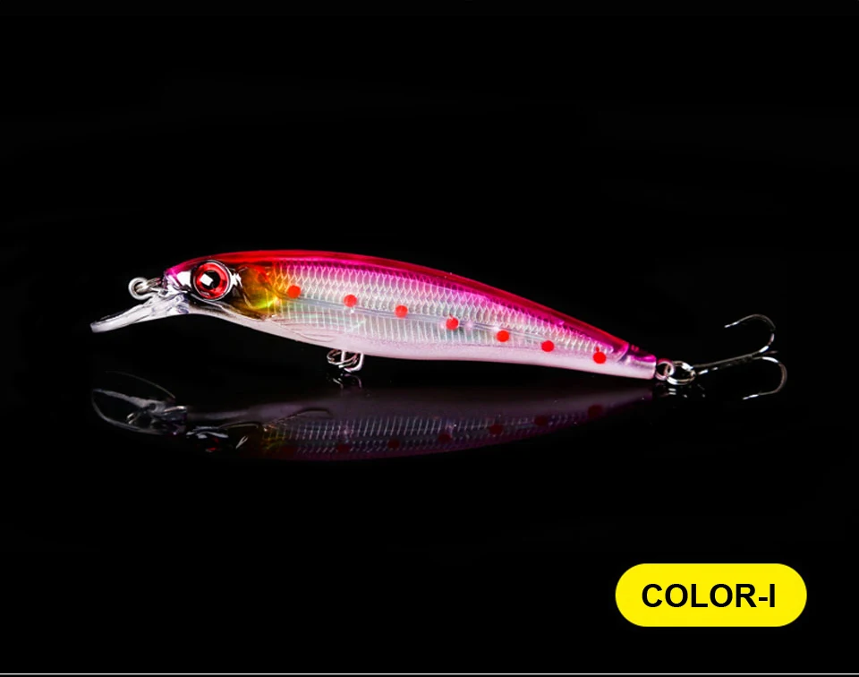 WALK FISH 1 шт. блесна рыболовная приманка Лазерная жесткая искусственная приманка 3D глаза 11 см 13,1 г рыболовные воблеры Crankbait Minnows Pesca 0-2 м