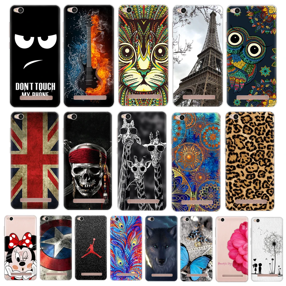 Soft TPU Cases for Fundas Xiaomi Redmi 4 4A 5.0 inch Painted Silicon Phone Shell Xiomi 4X Covers |