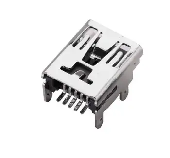

10pcs/lot Mini USB Type B Female 5 Pin SMT SMD PCB Socket Connector Four Feet Straight