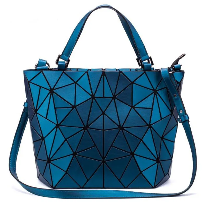 

Fashion Matte women's Handbags Female Folded Ladies Geometric Plaid Bag Fashion Casual Tote Women Handbag Mochila Shoulder Bag