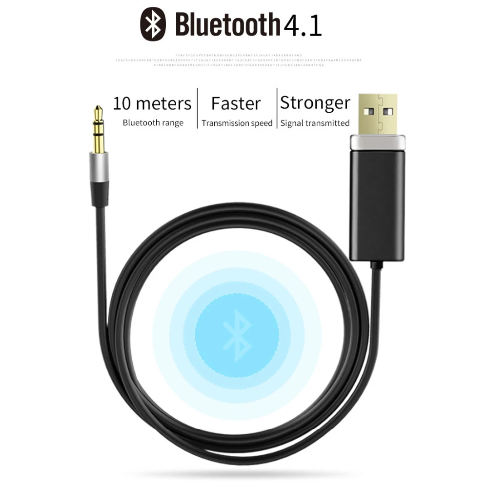 Стерео 3.5 USB blutooth звук Беспроводной Музыка Аудио приемник Bluetooth адаптер aux 4.1 HiFi мм