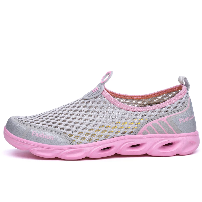 

Women Casual Shoes Outdoor Breathable Ladies Girls Mesh Walking Sneakers Water Lightweight Women Fashoin Flat Shoes Cheap