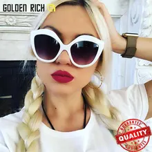 Модные женские солнцезащитные очки, брендовые дизайнерские Роскошные Винтажные Солнцезащитные очки, большие очки в полной оправе, женские очки, черные, белые