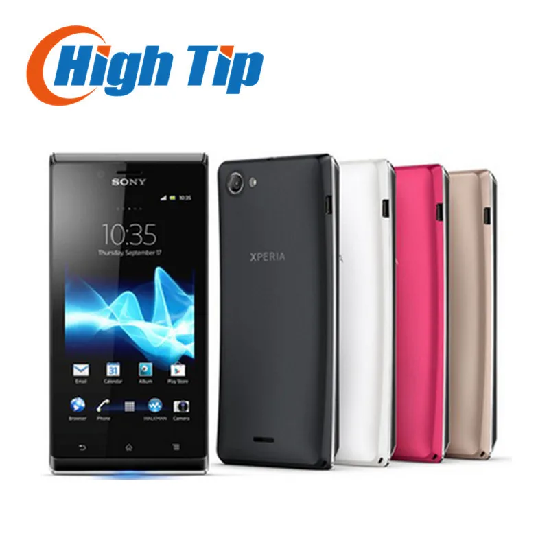 Original Unlocked ST26 Sony Xperia J ST26i Cell phone GPS Wi Fi 5MP 4.0\